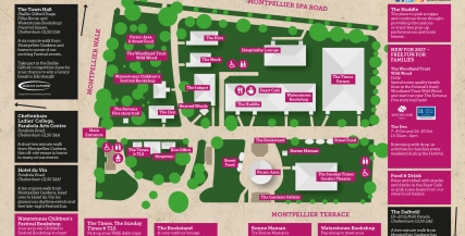 Cheltenham Literature Festival 2017 - Map Cheltenham Literature Festival 2017 - Map