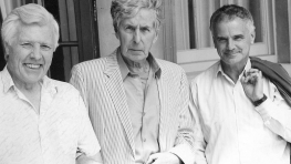 John Manduell, Michael Tippett & Peter Maxwell Davies outside Pittville Pump Room, July 1994 (Image: Martin Davis) John Manduell, Michael Tippett & Peter Maxwell Davies outside Pittville Pump Room, July 1994 (Image: Martin Davis)