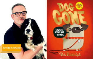 Rob Biddulph with his dog, Ringo Rob Biddulph with his dog, Ringo