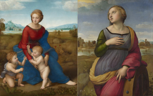 Madonna in the Meadow and Saint Catherine of Alexandria (Raphael) Madonna in the Meadow and Saint Catherine of Alexandria (Raphael)